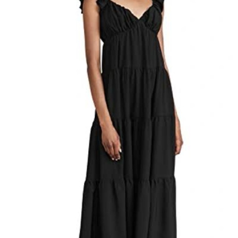 English Factory Black Maxi Dress